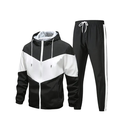Trainingsanzug für Herren mit Kapuzenjacke und Jogginghose