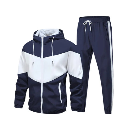 Trainingsanzug für Herren mit Kapuzenjacke und Jogginghose